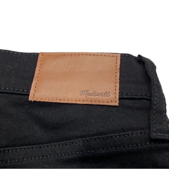 MADEWELL 9” High Rise Skinny Cotton Pants in Classic Black Size 28 - Picture 10 of 11